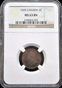 1925 N Ji_ 1 Zg NGC  MS-63 bn