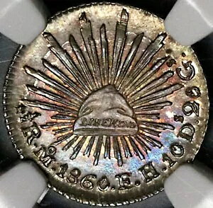 1860-Mo NGC MS 65 LVR 1/2 A~g Xe[g Lbv CY RC POP 6/2 (23013103C)