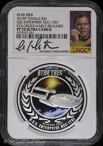 2015 P $1 �c�o�� �v���[�t 1 �I���X �V���o�[ USS �G���^�[�v���C�Y NGC PF 70 UC |�V���g�i�[�̃T�C������