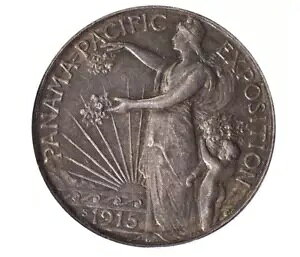 1915-S pi} pVtBbN PPIE GLX|LO NGC AU58 Vo[ n[t_[ R