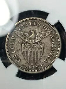 �č��t�B���s�� 5 �Z���^�{ 1918-S �~���[���A20 �Z���^�{ ���o�[�X NGC VF �t�� �ڍׂ͊�