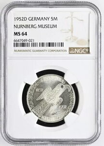 J 388 5 }[N hCc 1952 N D NGC MS 64 KM014-