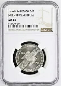 J 388 5 }[N hCc 1952 N D NGC MS 64 KM020-