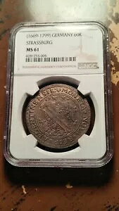 (1669-1799) �V���g���X�u���N �t���[ �V�e�B 60 �N���C�c�@�[�܂��̓O���f���^�[���[ NGC MS61 �ō��� 2365