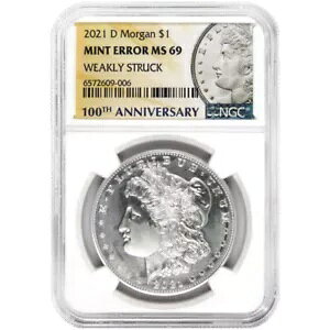 2021-D $1 ���[�K�� �V���o�[ �_���[ NGC MS69 �����ǃG���[���キ����