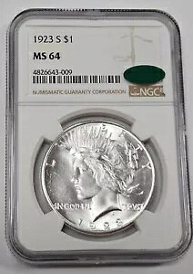 1923-S s[X Vo[ _[ NGC MS64 CAC [114DUB]