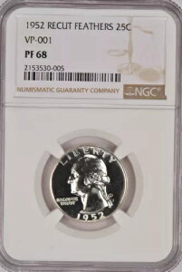 1952 JbgtFU[ VP-001 Vg NH[^[ v[t NGC PF 68 PR68 oGeB 25C