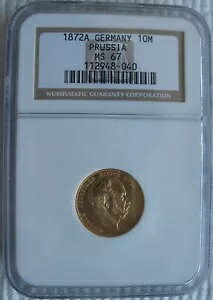 1872-A �h�C�c �v���C�Z�� �S�[���h 10 �}�[�N NGC MS-67