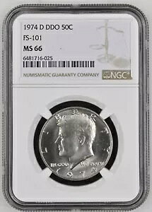 1974 D PlfB n[t DDO FS 101 NGC MS66 gbv POP 17/0 X|bgX