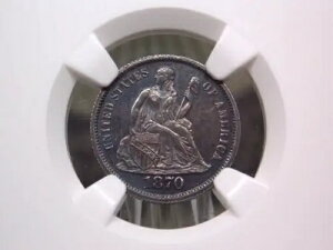 1870 v[t V[ebh oeB _C 10c NGC PF62 #008 East Coast Coin & Collectables