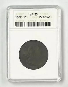 1802 č h[v oXg [W 1 Zg RCF ANACS VF25 ` 