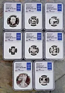 2018-S 8RC ULTRA CAMEO Silver Proof Ltd. Ed ZbgANGC PF70AJohn Mercanti Auto