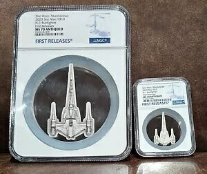 2023 X^[EEH[Y NGC MS 70 jEG 4oz $10 & $2 uN-1 STAR FIGHTERSv 1 eZbg