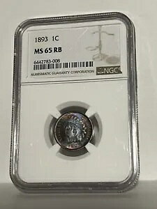 1893 CfBA wbh Zg NGC MS65RB f炵g[AOꂽڂ̖
