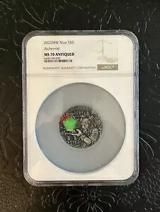 2022 �j�E�G NGC70 �A���P�~�X�g �A���e�B�[�N 2 �I���X 0.999 �V���o�[ �R�C�� - �ÈłŌ���