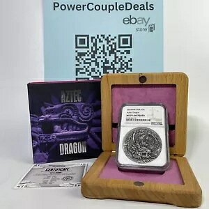 2020 $2 �j�E�G AZTEC �h���S�� �P�c�@���R�[�g 2oz MS70 NGC �A���e�B�[�N �u���E�� ���x�� W/OGP