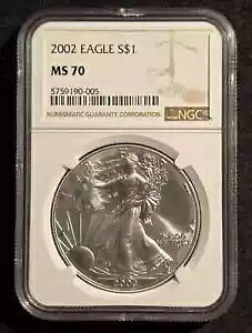 2002 AJ Vo[ C[O NGC MS70