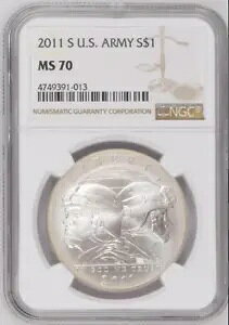 2011 ėR S$1 NGC MS 70