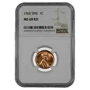 1965 SMS J[ A Zg yj[ 1C NGC F MS 68 RD