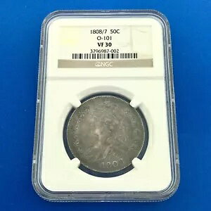 1808/7 Lbvh oXg Vo[ n[t_[ 50c ^[h GbW NGC VF30 O-101 RC