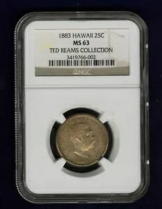 nC JJEA I 1883 NH[^[h / 25 Zg  F NGC MS63