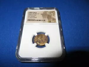 ���f�B�A�A�T�� NGC Choice Fine 4/5 Trajan AD 98-117 AE20 3.22gm obv Senate rv Zeus