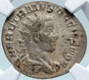 HERENNIUS ETRUSCUS �{���̌Ñ� 251AD �V���o�[ ���[�} �R�C�� APOLLO NGC i84980
