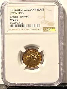 A9325 hCc^J WFj[ h 1850N 19mm NGC MS63 L^ō