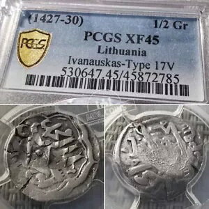 ���g�A�j�A - ���B�^�E�^�X �}�O�k�X - 1/2 �O���X - 1427-1430 �N - PCGS XF45