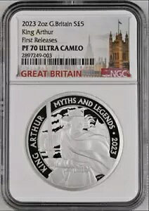 2023 p_bƓ` #1 - LO A[T[ 2IX Vo[ v[t NGC PF70 FR COA# 003