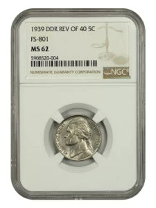 1939 5C NGC MS62 (DDR�ARev of 40�AFS-801) - �W�F�t�@�[�\�� �j�b�P��