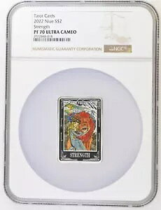 2022 �j�E�G �^���b�g �J�[�h �X�g�����O�X �J���[���C�Y�h �V���o�[ NGC PF70 �E���g�� �J���I