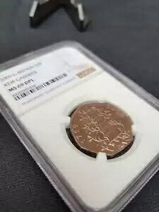 2009 �L���[ �K�[�f�� 50p �o���N 250 ���N�L�O �����A���� NGC MS 69 DPL
