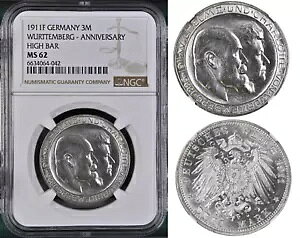 �G���p�C�A�A�������e���x���N�A3 �}�[�N 1911�AJ.177b�Avz-stgl/f.stgl�ANGC MS62�A�V���o�[-