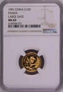 NGC MS69 1991 `Ci p_ 1/10 IX  [W fCg