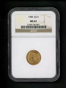 1900 US $2.50 S[h oeB NGC MS 62 ʃIWi\ʖLȗΐ