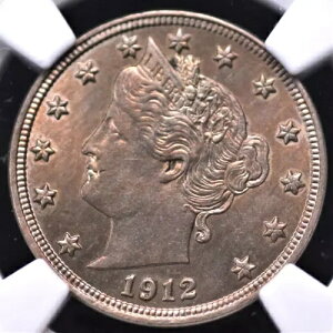 1912 D oeB "V" jbP NGC MS 63 TẽX[p[^tȃZ~L[fCg