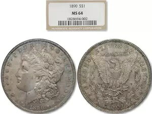 ���ɑf���炵���g�[���� 1890 �����K�� 1 �h����� NGC MS-64 KVE Investments, LLC
