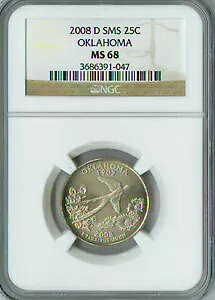 2008 D INz} NH[^[ NGC MS68 SMS 2ND ōO[h X|bgXB