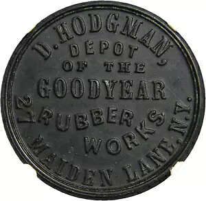 �j���[���[�N NY Ca 1880 D �z�b�W�}�� �O�b�h�C���[ ���o�[ �g�[�N�� NGC MS 62 (37-4)