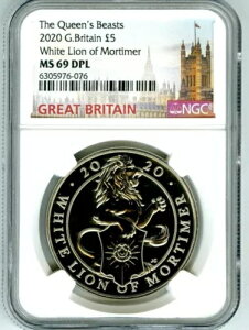 2020 �C�M���X 5PD �N�C�[���Y �r�[�X�g NGC MS69 DPL �z���C�g ���C�I�� �I�u ���[�e�B�}�[ �g�b�v�|�b�v