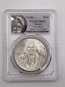 1979 Mo ���L�V�R��� 100 �y�\ PCGS MS 67 ����Ń��x���Atrueview �t��