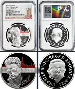 2024 UK Music Legends - W[W }CP 1IX Vo[ v[t J[CYh RC PF69UC FR