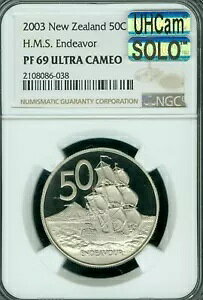 2003 �j���[�W�[�����h 50 �Z���g NGC PF69 MAC UHCam SOLO �ō����X�|�b�g���X 1,496 ���� *