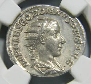 ���[�}�鍑 �S���f�B�A�k�X 3 �� AD 238-244 �V���o�[ AR �_�u�� �f�i���E�X NGC CHOICE XF