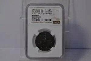 1792 G.BRIT D&H-231 1/2P �E�H���b�N�V���[�R���x���g���[ NGC VF �ڍו��H�g�[�N��
