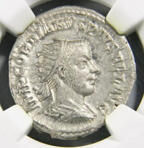���[�}�� �R�C�� �S���f�B�A�� III/ �\�� AD 238-244 AR �_�u�� �f�i���E�X NGC CHOICE AU