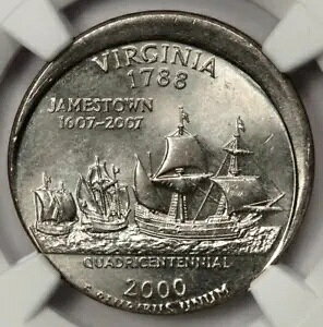 2000 NGC MS64 ʒu_Cu[hXgbN o[WjA NH[^[ ~g G[