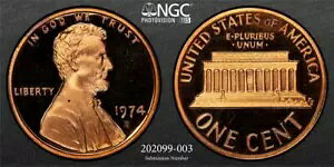 1974 S �����J�[�� �Z���g �v���[�t 1C PF68 RD �E���g�� �J���I NGC �t�H�g �r�W����? �v���X SKU 3082