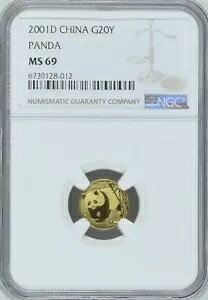 NGC MS69 2001D `Ci p_ 1/20 IX 